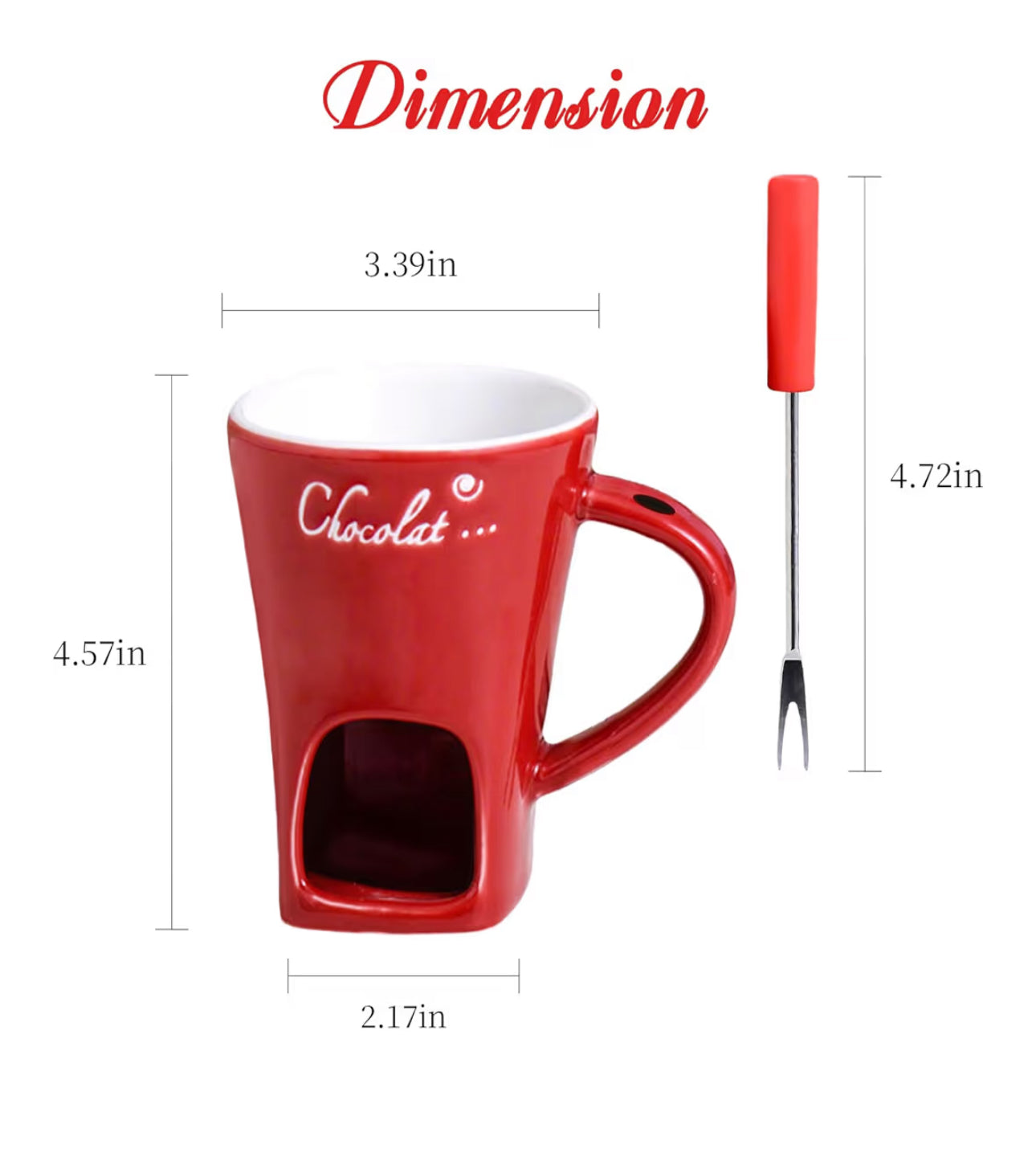 Hot Chocolate Fondue Mug