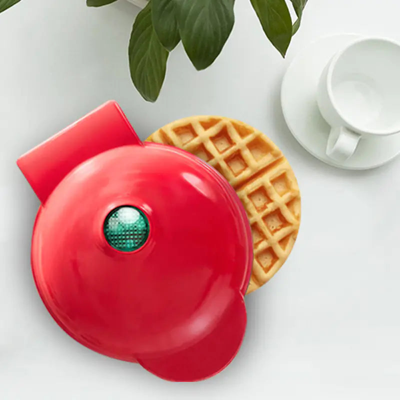 Mini Electric Waffle Maker for Breakfast and Snacks