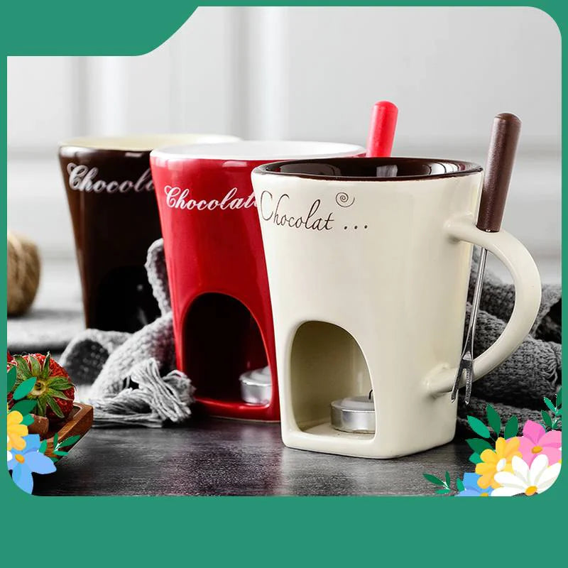 Hot Chocolate/Cheese  Fondue Mug